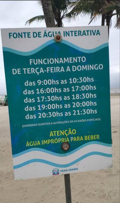 Apartamento 2 Dormitorios E Sacada Gourmet Frente Ao Mar Praia Grande  Eksteriør bilde