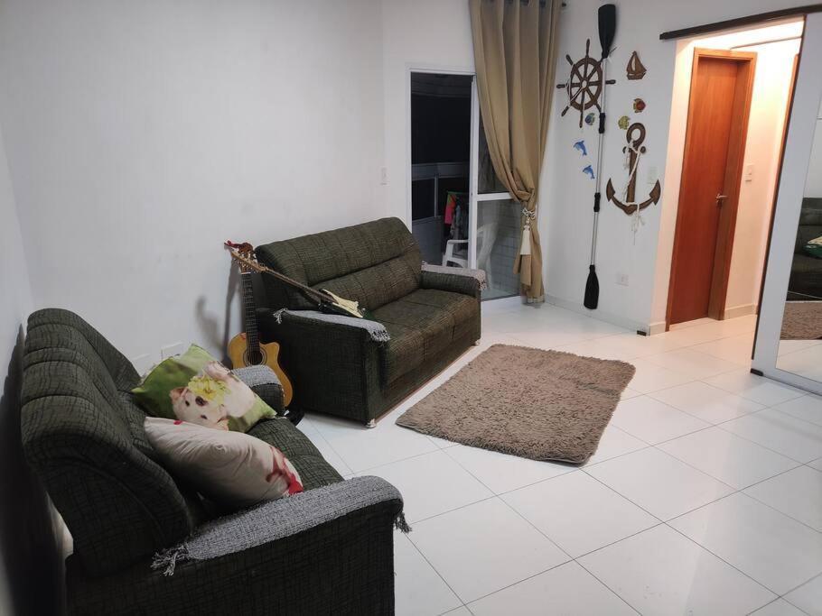 Apartamento 2 Dormitorios E Sacada Gourmet Frente Ao Mar Praia Grande  Eksteriør bilde