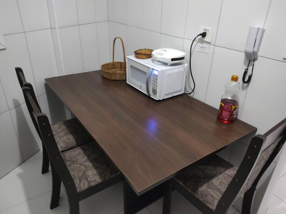 Apartamento 2 Dormitorios E Sacada Gourmet Frente Ao Mar Praia Grande  Eksteriør bilde